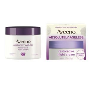 Aveeno Absolutely Ageless Restorative Night Cream 1.7oz Anti Aging